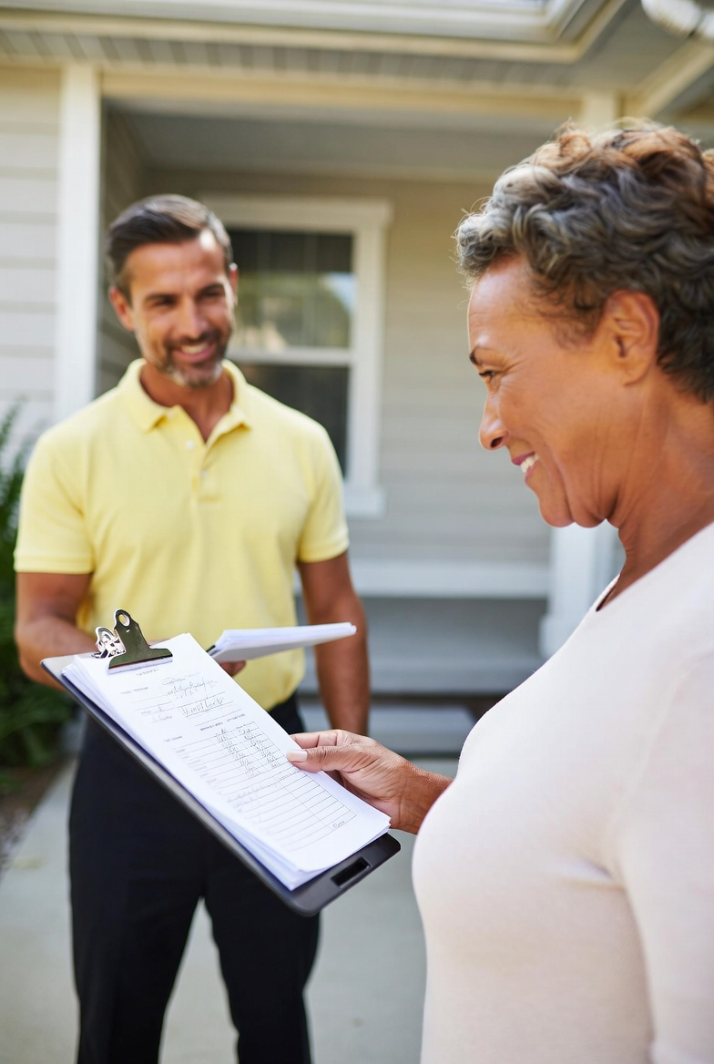 Devis gratuit sur place par un professionnel du débarras pour une cliente dans le département du Var.