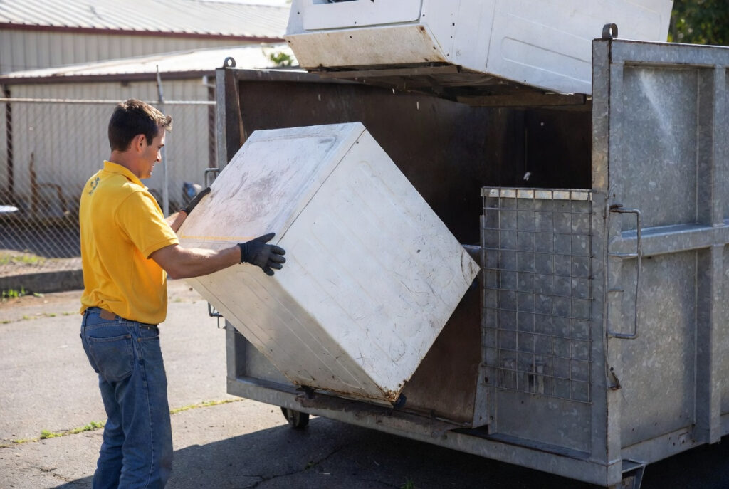 Enlèvement d'électroménager usagé et mise en déchetterie éco-responsable près de Toulon.